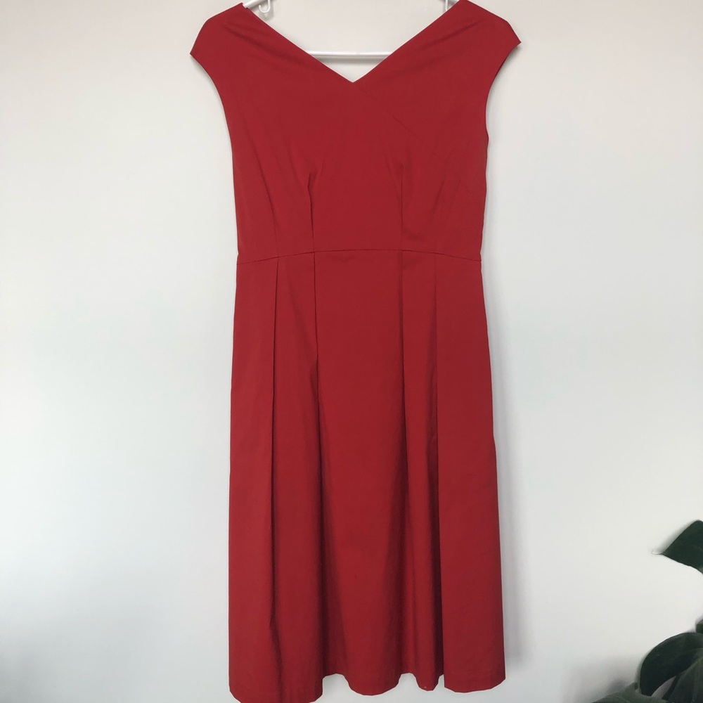 Lafayette 148 Red Dress